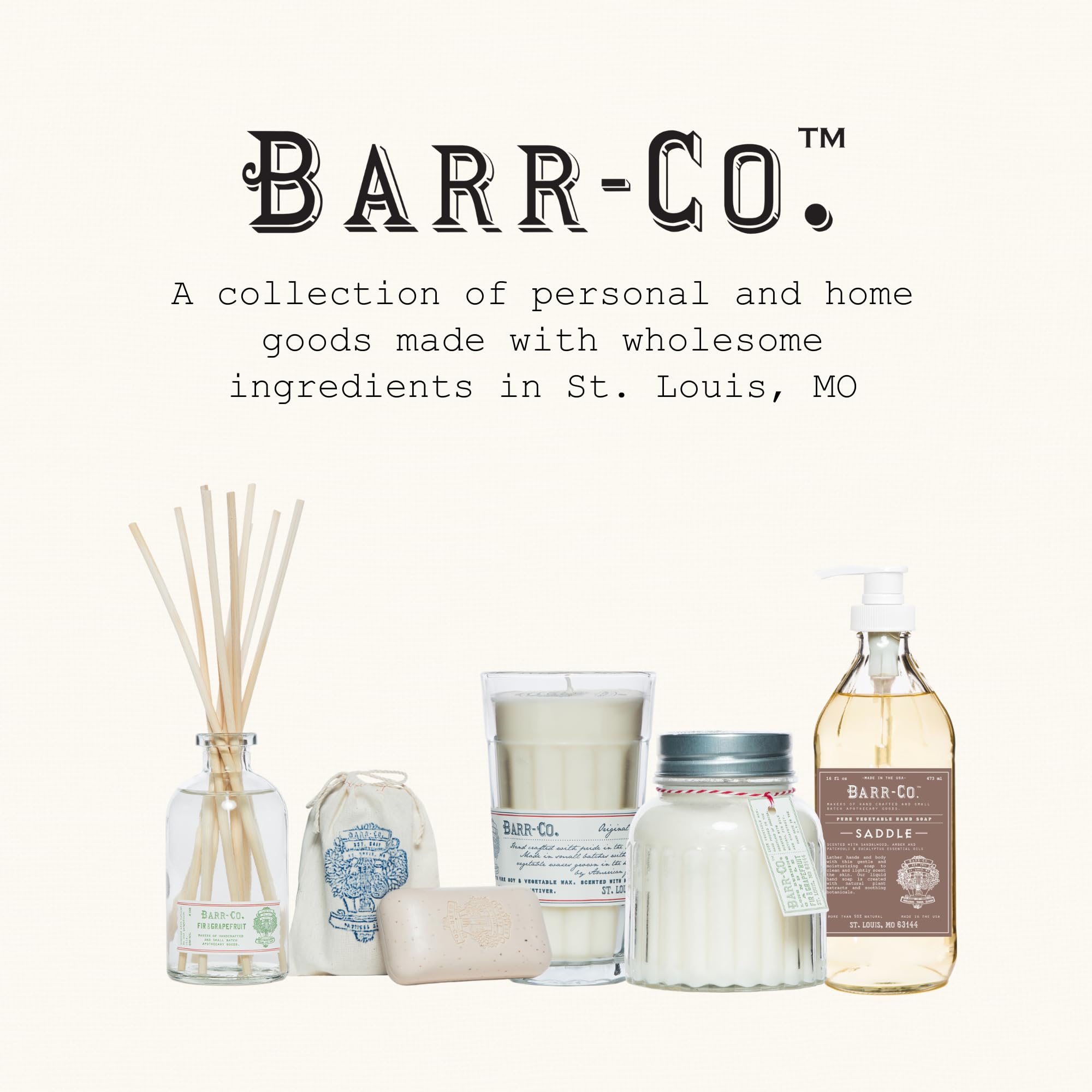 Barr-Co Fir & Grapefruit Bath Salts – Woodsy Citrus, Handmade in USA, 32 oz