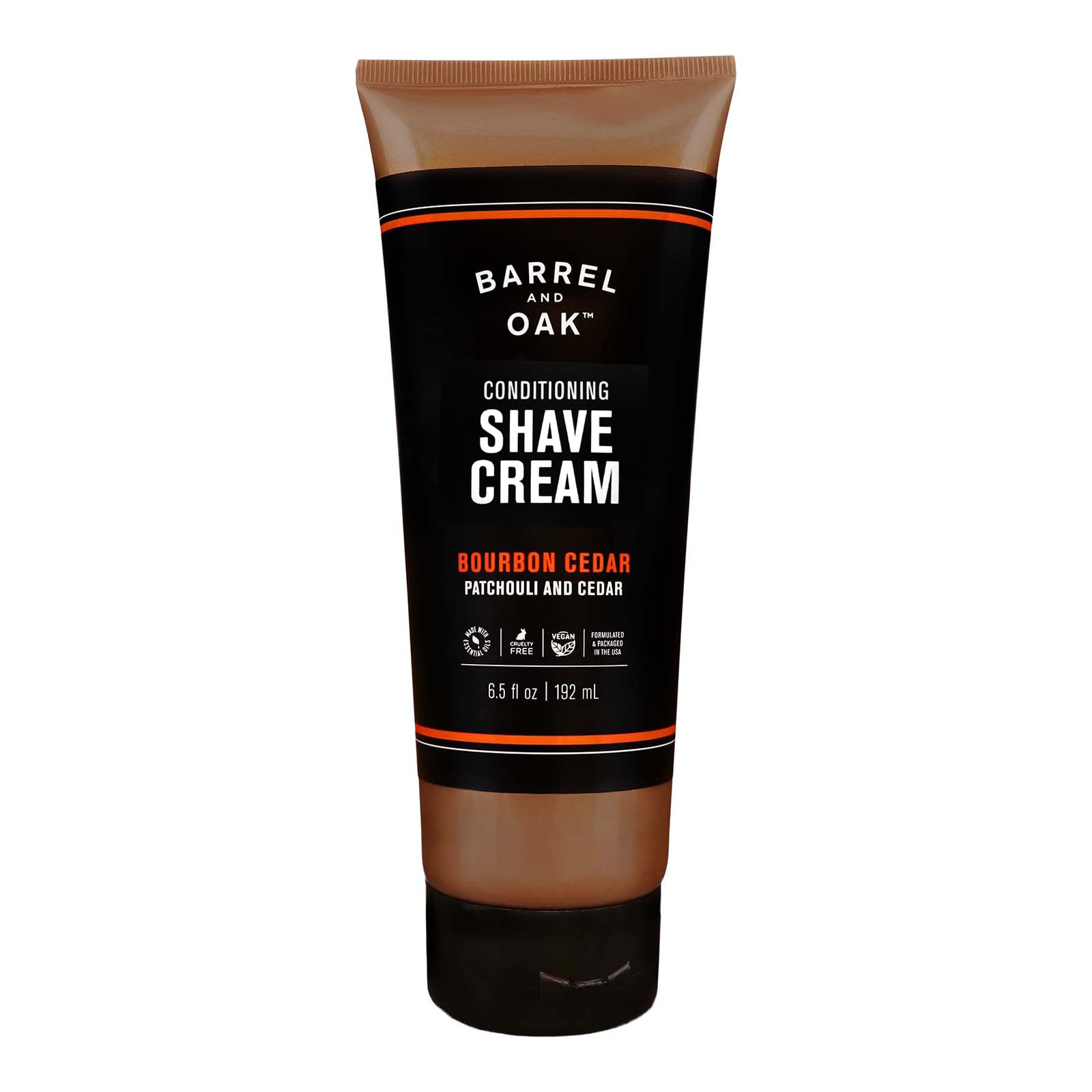 Barrel & Oak Conditioning Shave Cream – Vegan, Caffeine & Antioxidants, Helps Reduce Nicks, Redness & Dry Skin