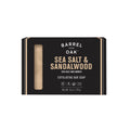 Barrel & Oak Exfoliating Bar Soap for Men – Spiced Sandalwood, Walnut & Olive Stone