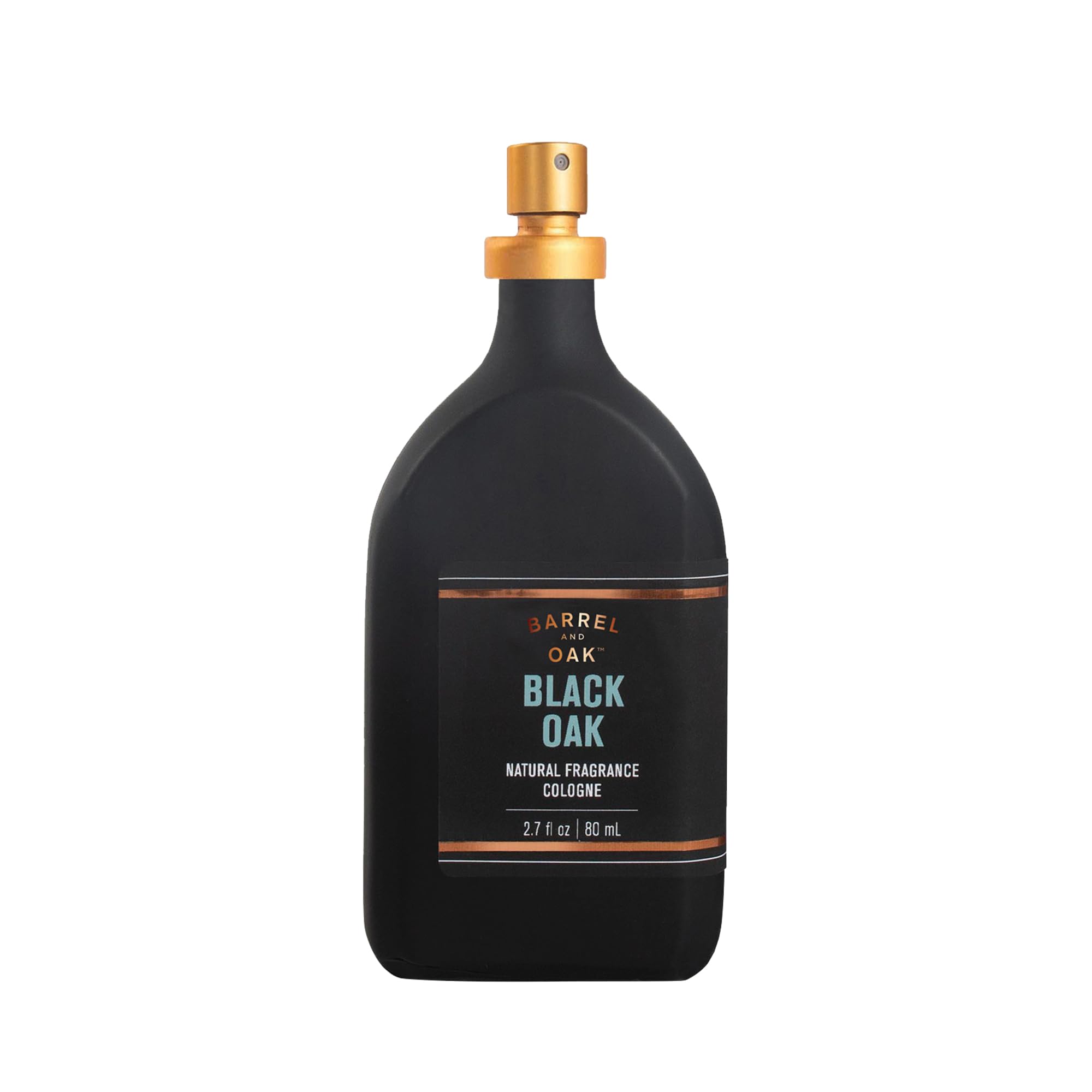 Barrel & Oak Black Oak Cologne for Men | Essential Oil-Based, Long-Lasting, Clean Formula