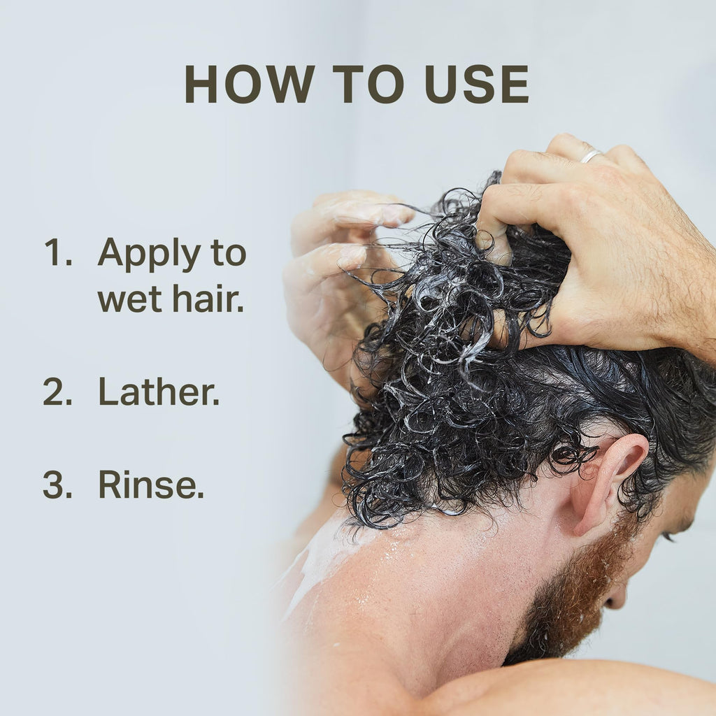 Barrel & Oak Coffee & Citrus Caffeinated Hair Thickening Shampoo for Men | Vegan, Made in USA