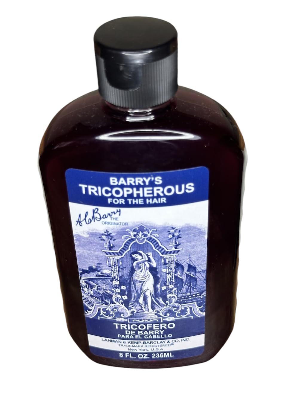 Barry's Tricopherous Liquid Regular for Hair (Black) 8oz – Pack of 2