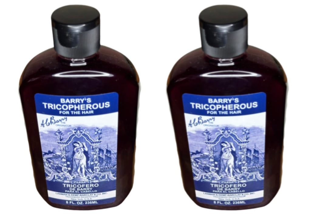 Barry's Tricopherous Liquid Regular for Hair (Black) 8oz – Pack of 2