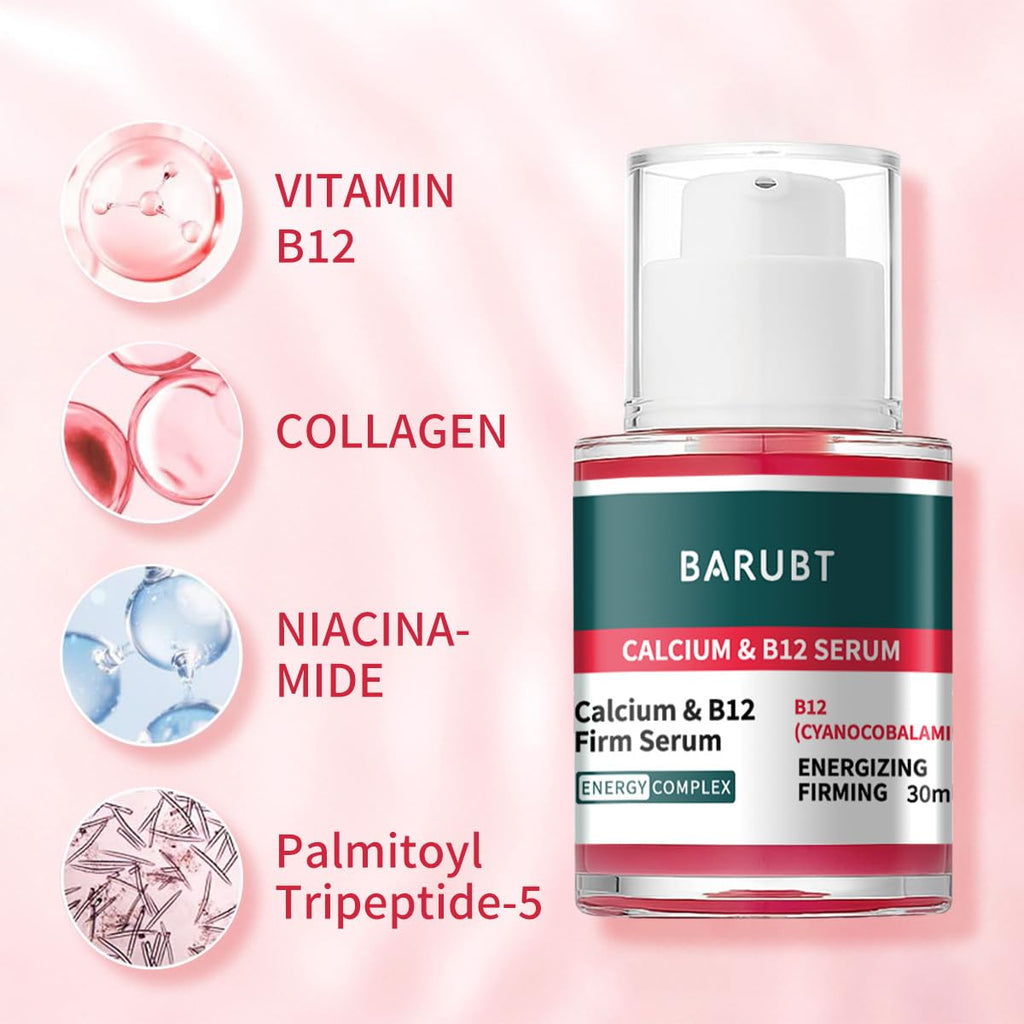 BARUBT Cyano Pink Spicule Serum with Calcium & Vitamin B12 | Anti-Aging & Pore Care