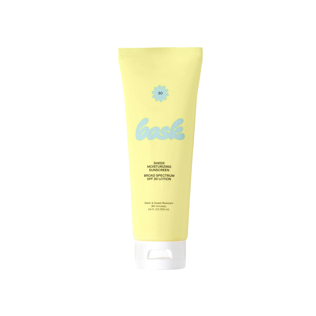 Bask Suncare SPF 30 Sheer Sunscreen Lotion | Broad Spectrum UVA/UVB