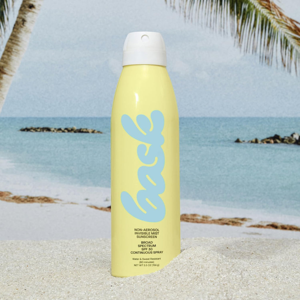 Bask Suncare SPF 30 Spray - Non-Aerosol, Broad Spectrum UVA/UVB, Reef-Friendly, 5.5 oz