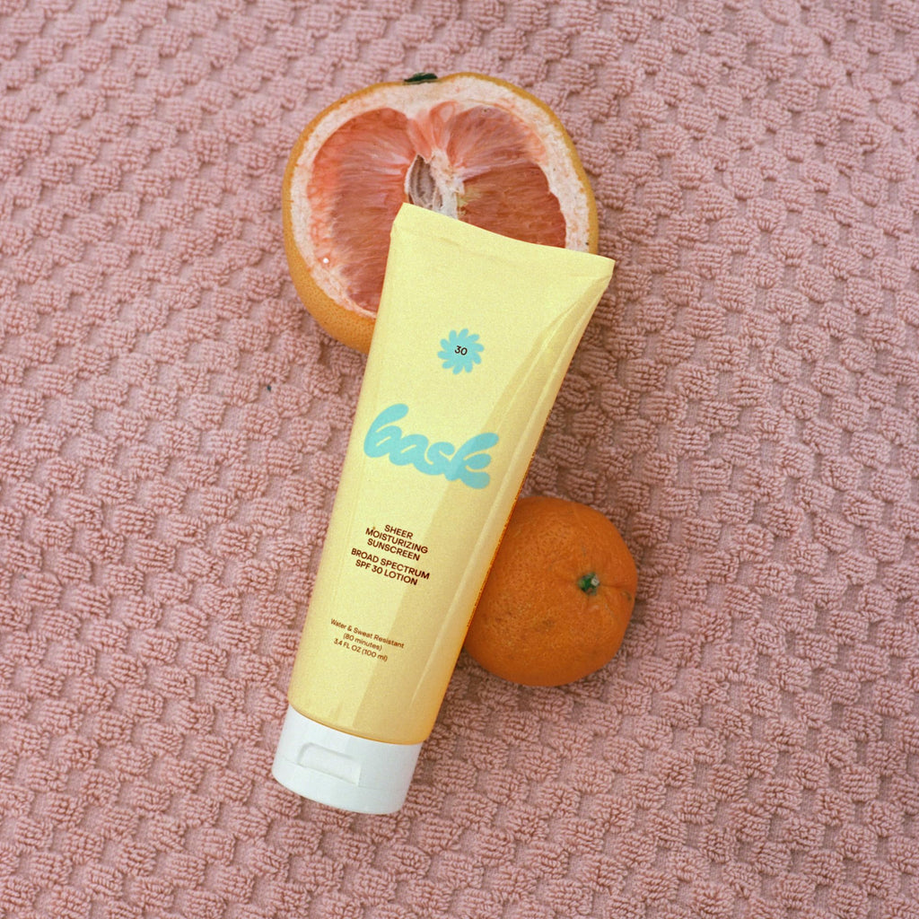 Bask Suncare SPF 30 Sheer Sunscreen Lotion | Broad Spectrum UVA/UVB