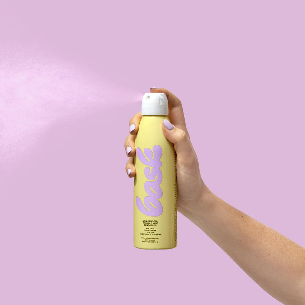 Bask Suncare SPF 50 Spray - Non-Aerosol, Reef-Friendly UVA/UVB Protection (5.5 oz)