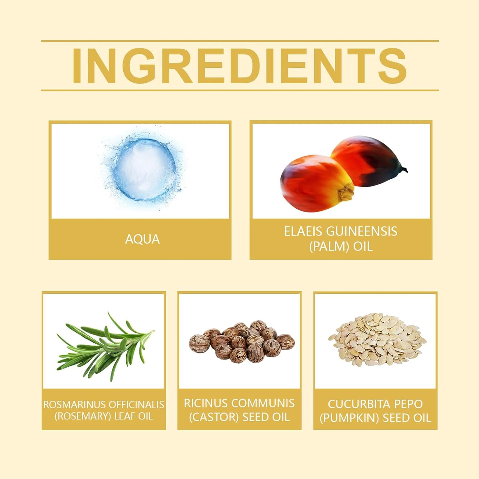 Batana Oil for Hair Growth – 4-in-1 Rosemary, Castor & Pumpkin Seed Formula