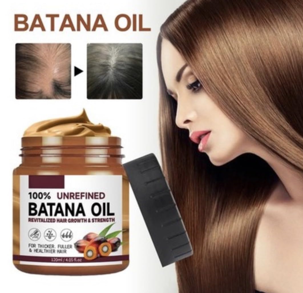Batana Oil for Hair Growth — 100% Unrefined Organic from Honduras | Scalp & Hair Strength