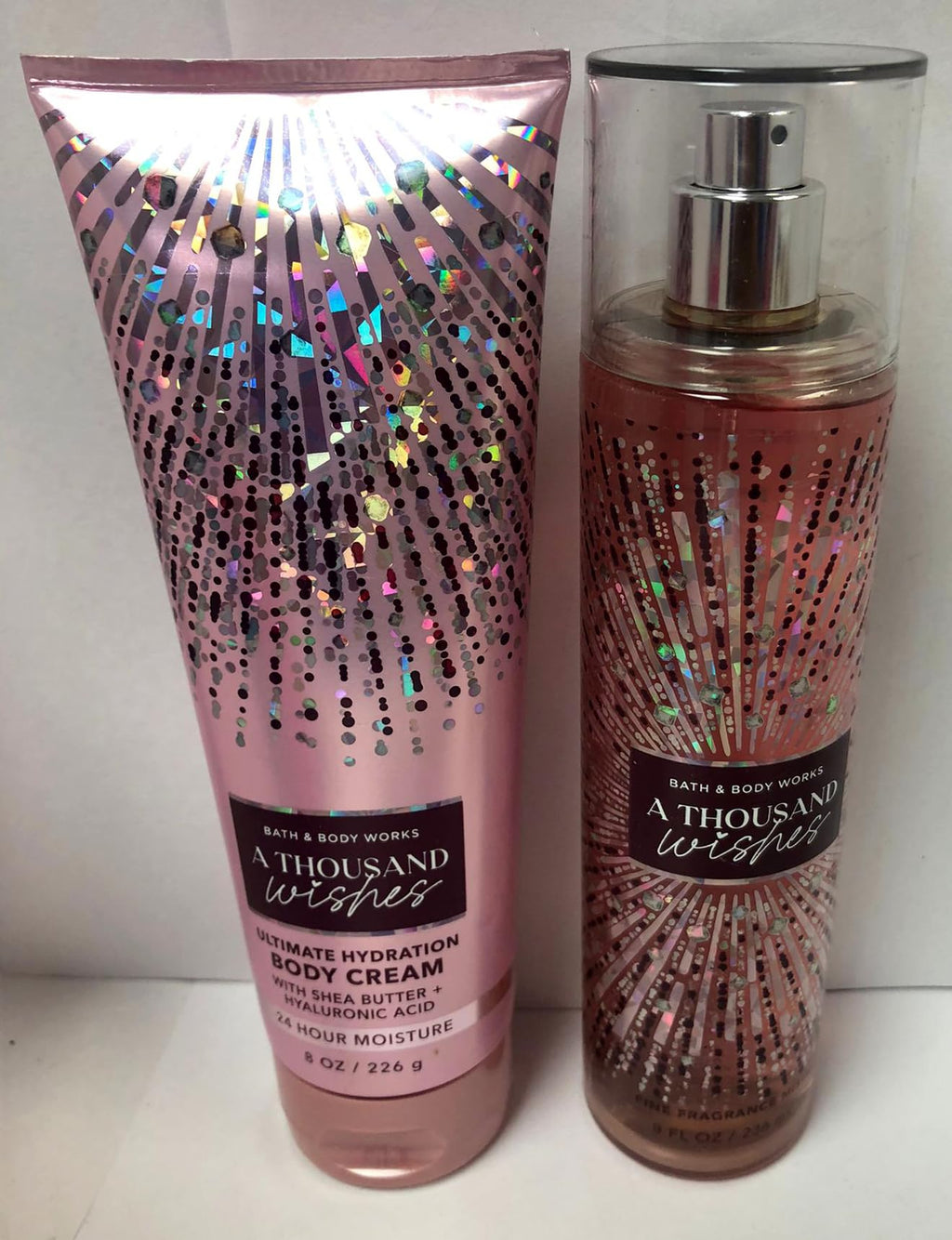 Bath & Body Works A Thousand Wishes Gift Set – Fine Fragrance Mist & Ultimate Hydration Body Cream