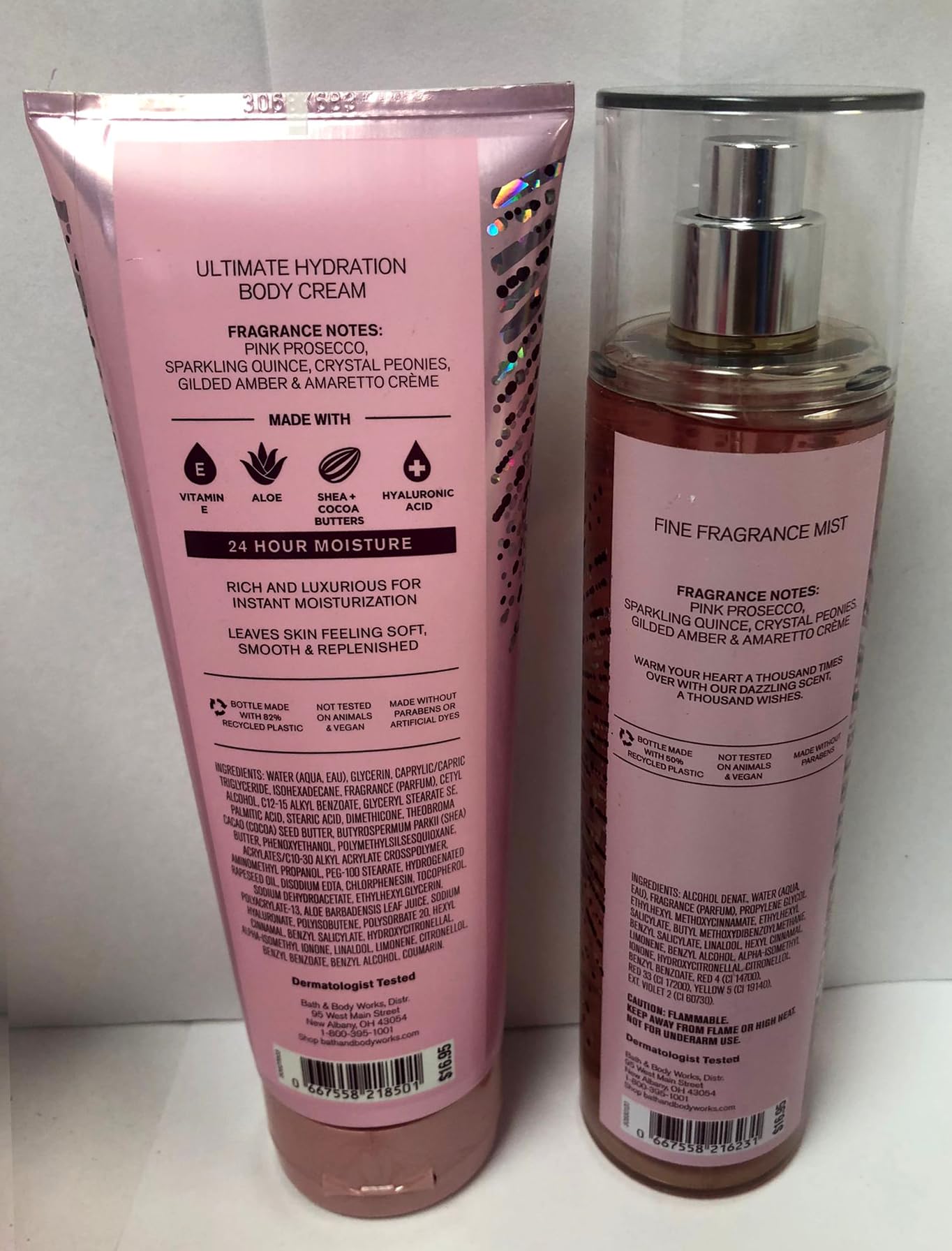 Bath & Body Works A Thousand Wishes Gift Set – Fine Fragrance Mist & Ultimate Hydration Body Cream