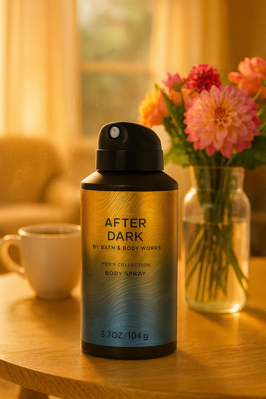 Bath & Body Works After Dark Body Spray for Men – Amber & Smooth Suede, 3.7 oz