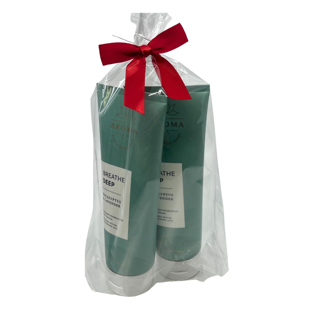 Bath & Body Works Aromatherapy Breathe Deep Eucalyptus & Lavender Body Cream Gift Set – 2-Pack