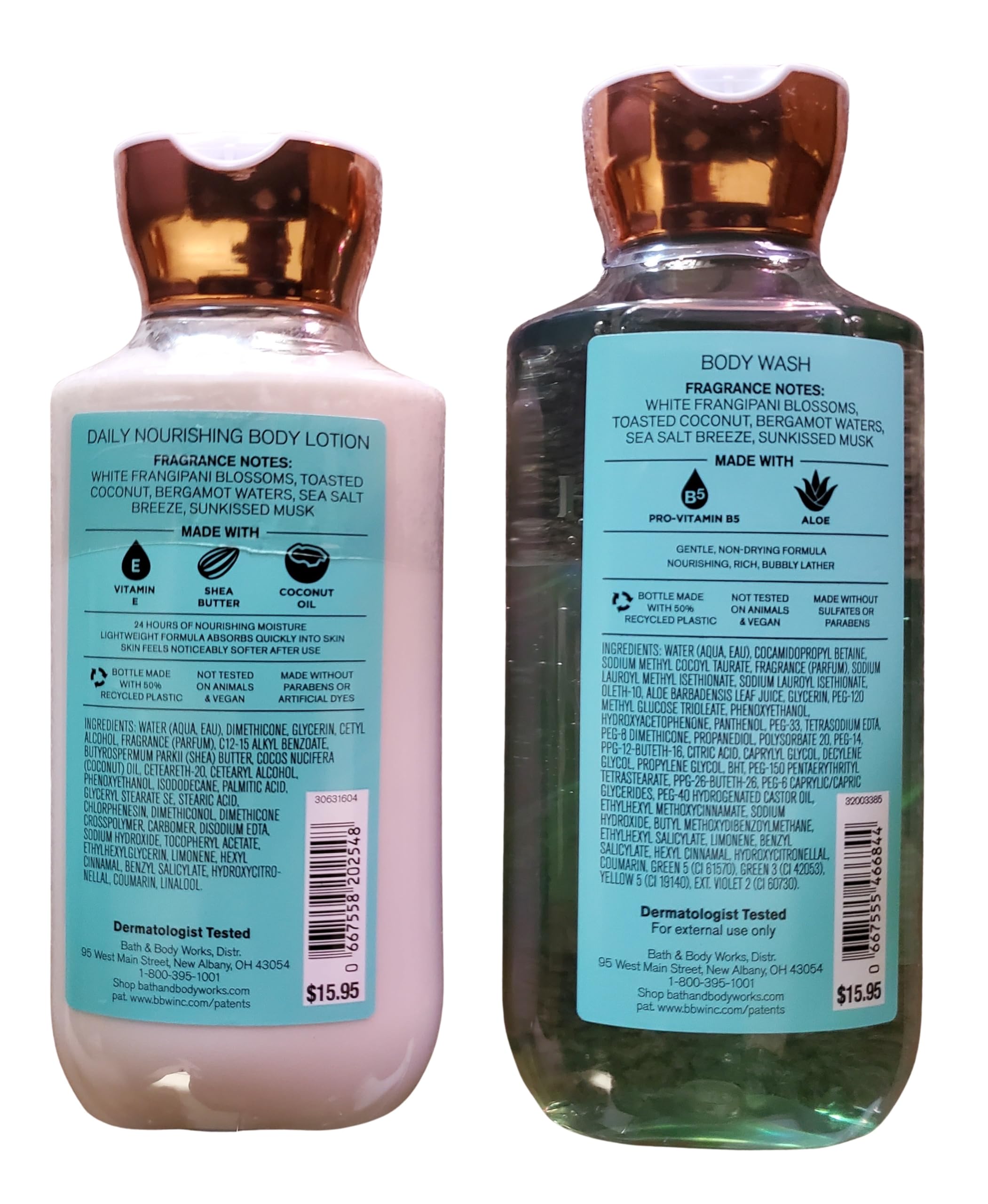 Bath & Body Works At The Beach Body Lotion & Gel Wash – 2 Piece Set
