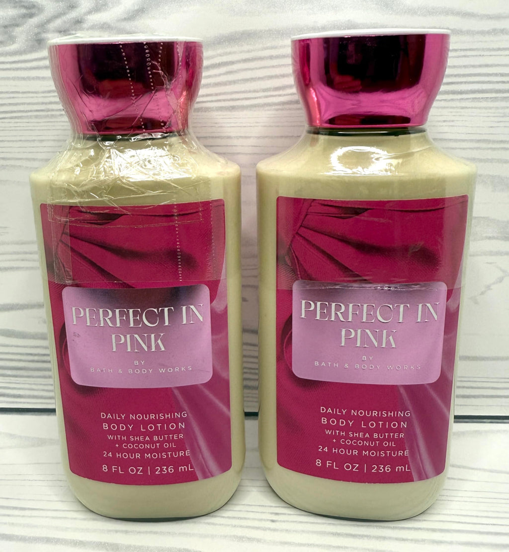 Bath & Body Works Body Perfect in Pink Lotion – 8-Ounce Two-Pack