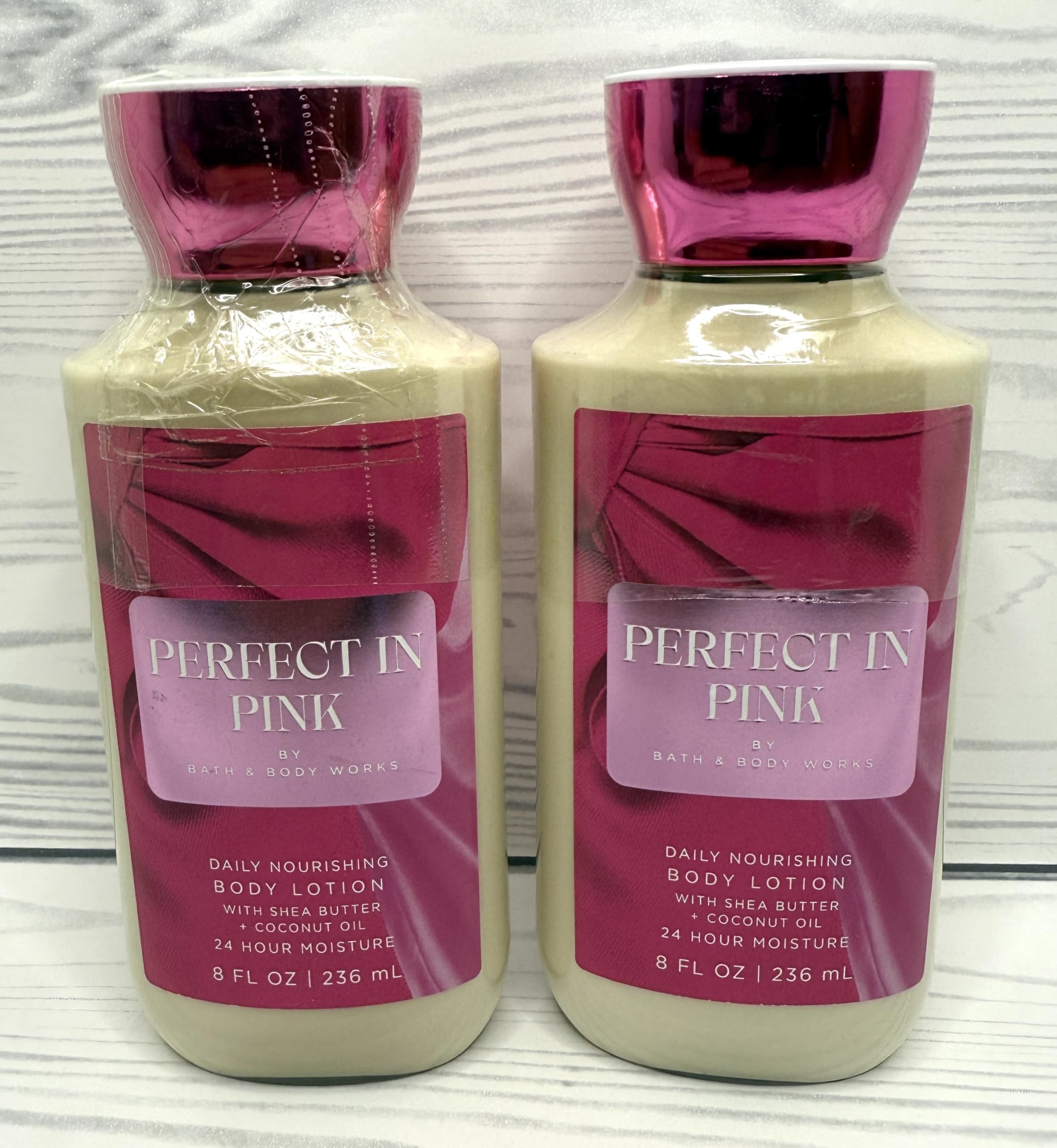 Bath & Body Works Body Perfect in Pink Lotion – 8-Ounce Two-Pack