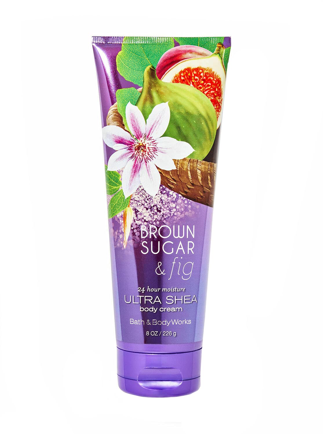 Bath & Body Works Brown Sugar & Fig Ultra Shea Body Cream 8 Oz | 24 Hour Moisture