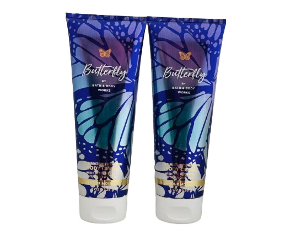 Bath & Body Works Butterfly Body Cream Ultimate Hydration Gift Set – 2-Pack, 8 oz Each