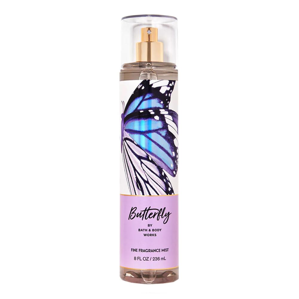 Bath & Body Works Butterfly Fine Fragrance Mist, 8 Oz – Layerable Floral Scent