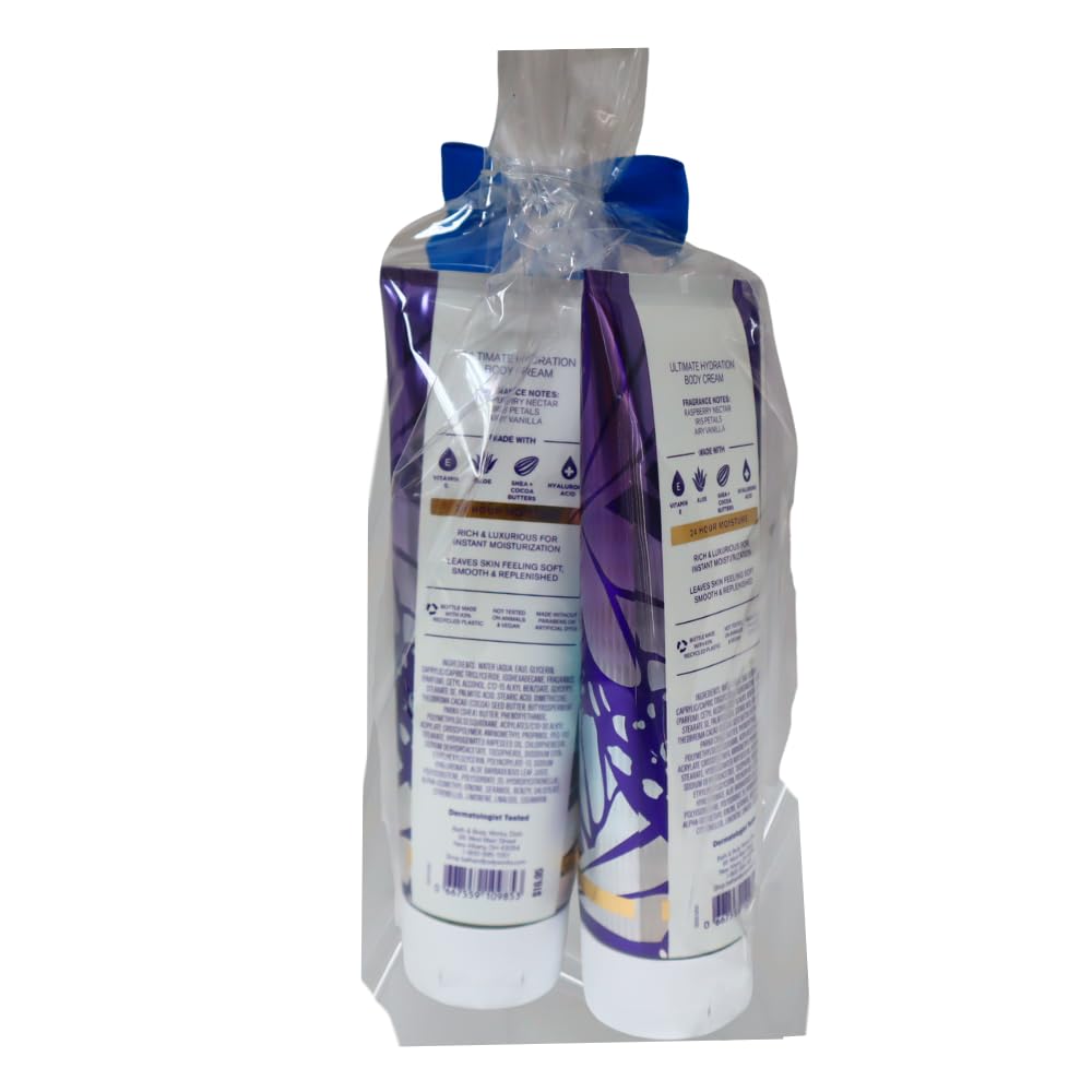 Bath & Body Works Butterfly Ultimate Hydration Gift Set – 2x8oz with Blue Bow