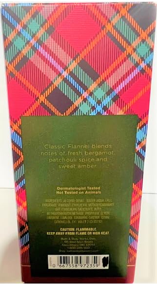 Bath & Body Works Classic Flannel Cologne Spray - 3.4 fl oz / 100 mL