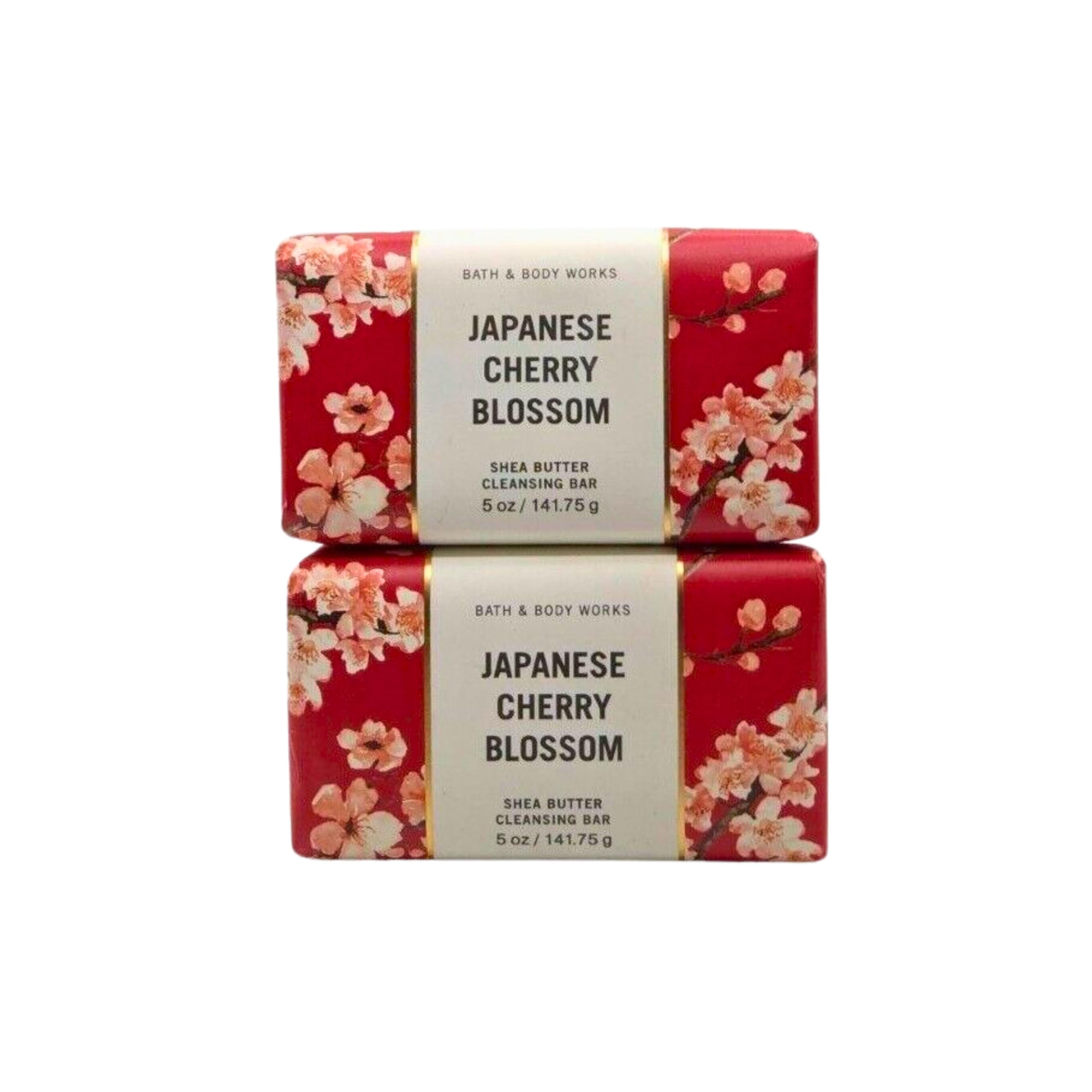 Bath & Body Works Cleansing Bar, Pack of 2 – 5oz Each, Japanese Cherry Blossom