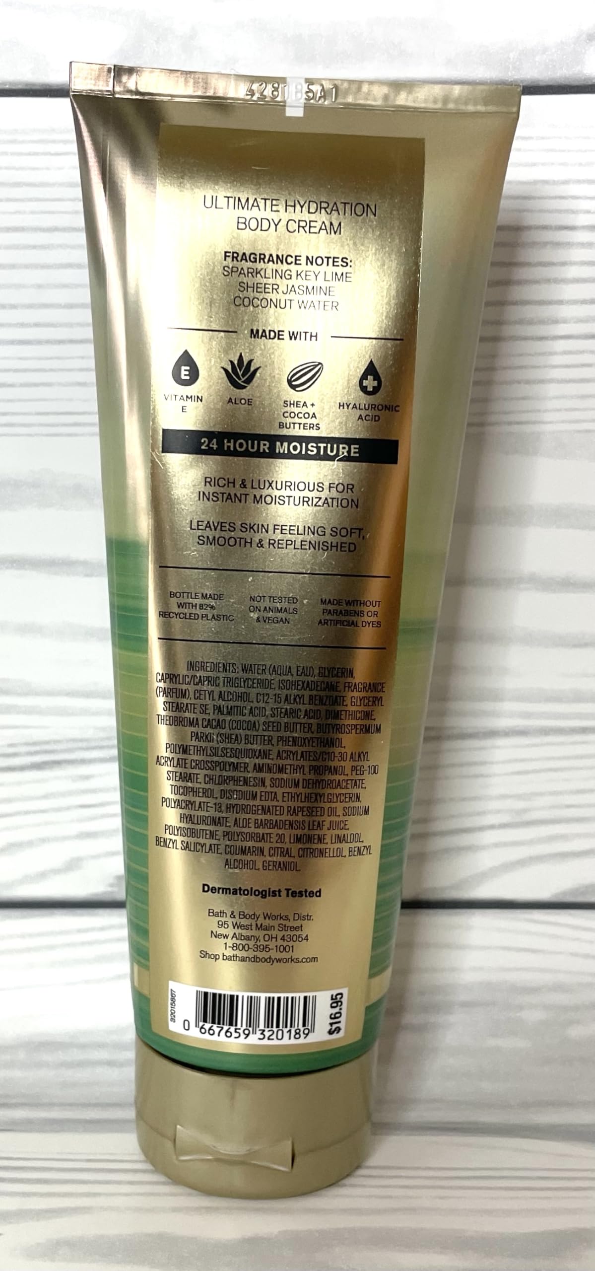 Bath & Body Works Coconut Lime Verbena Ultimate Hydration Body Cream 2-Pack (8 oz each)