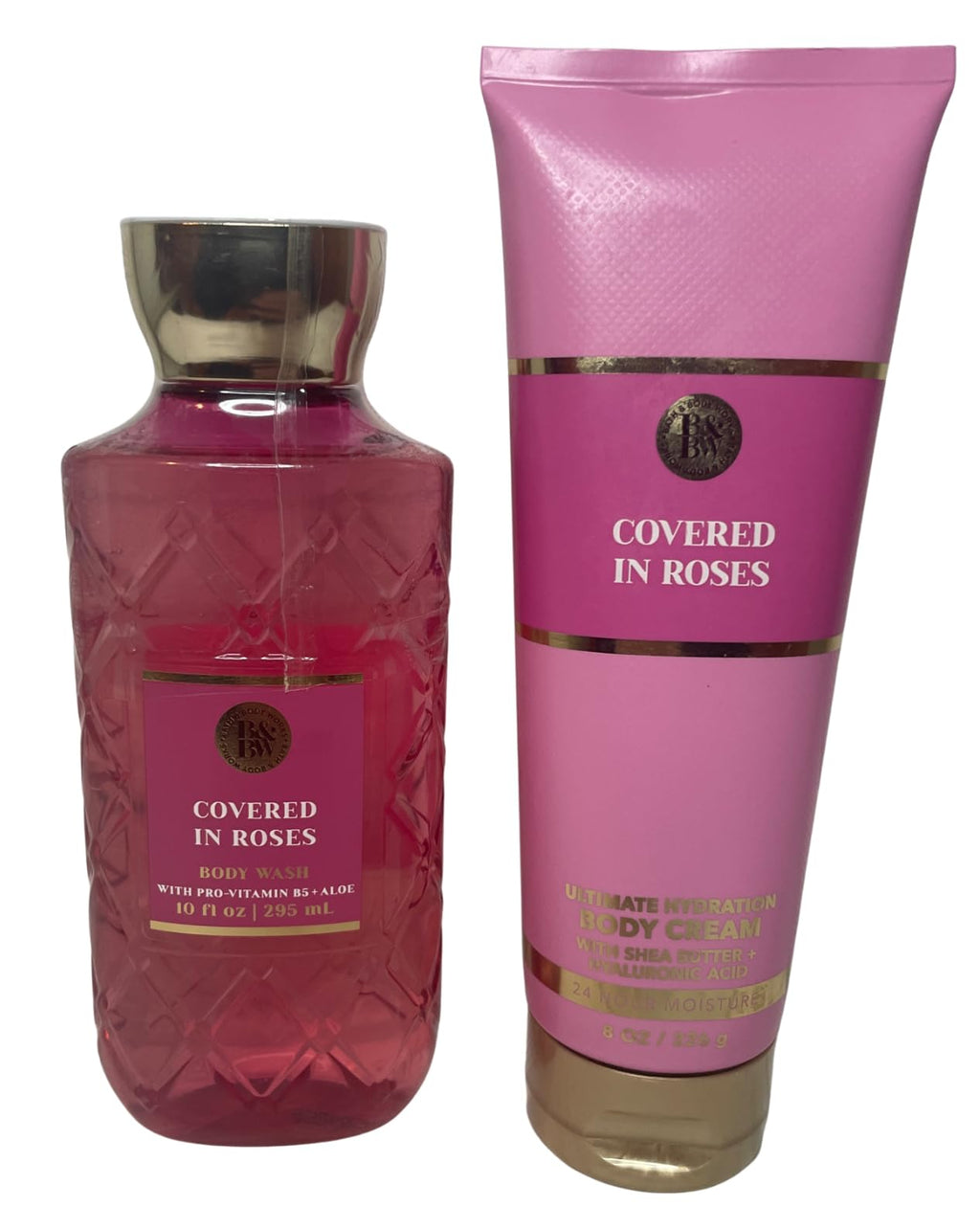 Bath & Body Works Covered In Roses: Ultimate Hydration Body Cream & Body Gel Wash 2-Piece Set