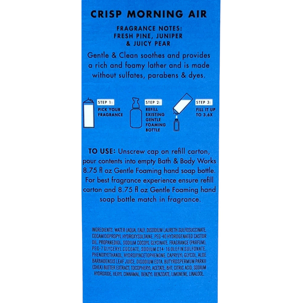 Bath & Body Works Crisp Morning Air Gentle Foaming Hand Soap, 32 oz