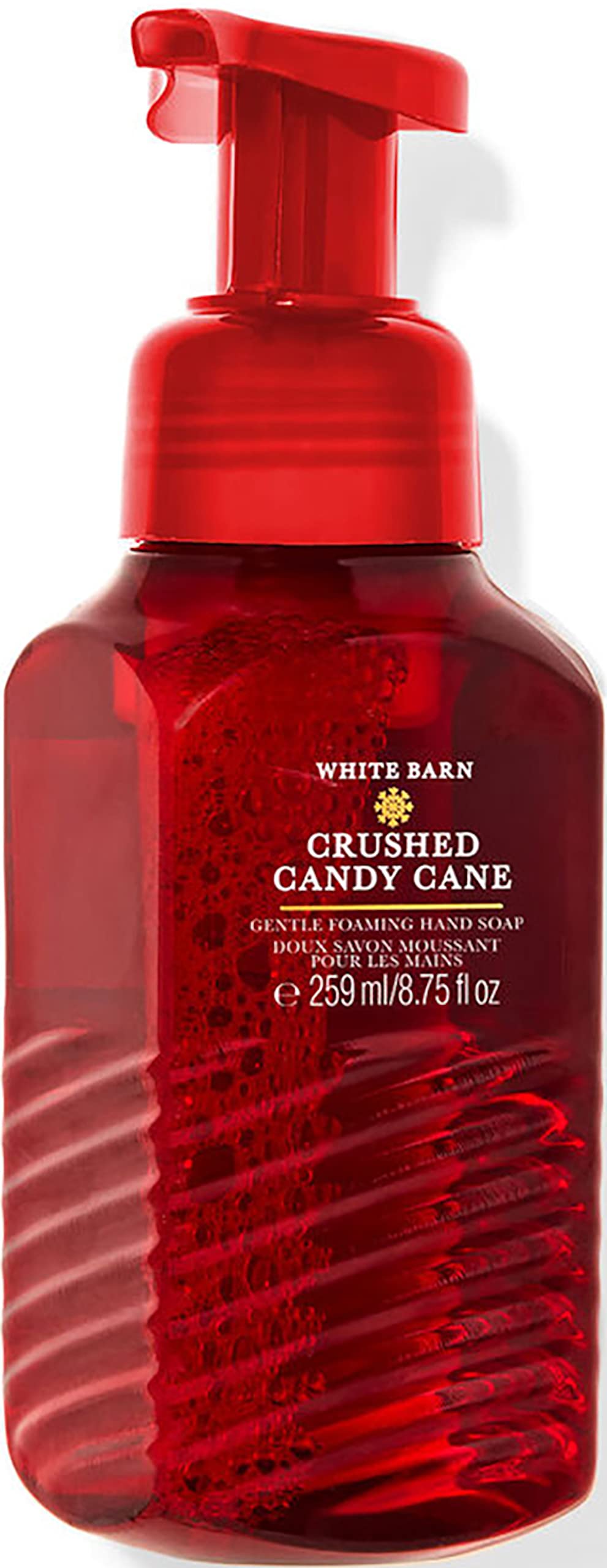 Bath & Body Works Crush Candy Cane Gentle Foaming Hand Soap 8.75 oz