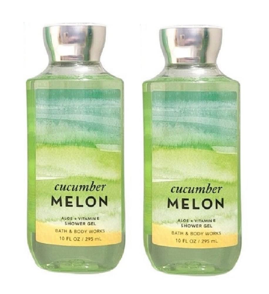 Bath & Body Works Cucumber Melon Shower Gel Gift Set – 2 x 10 oz