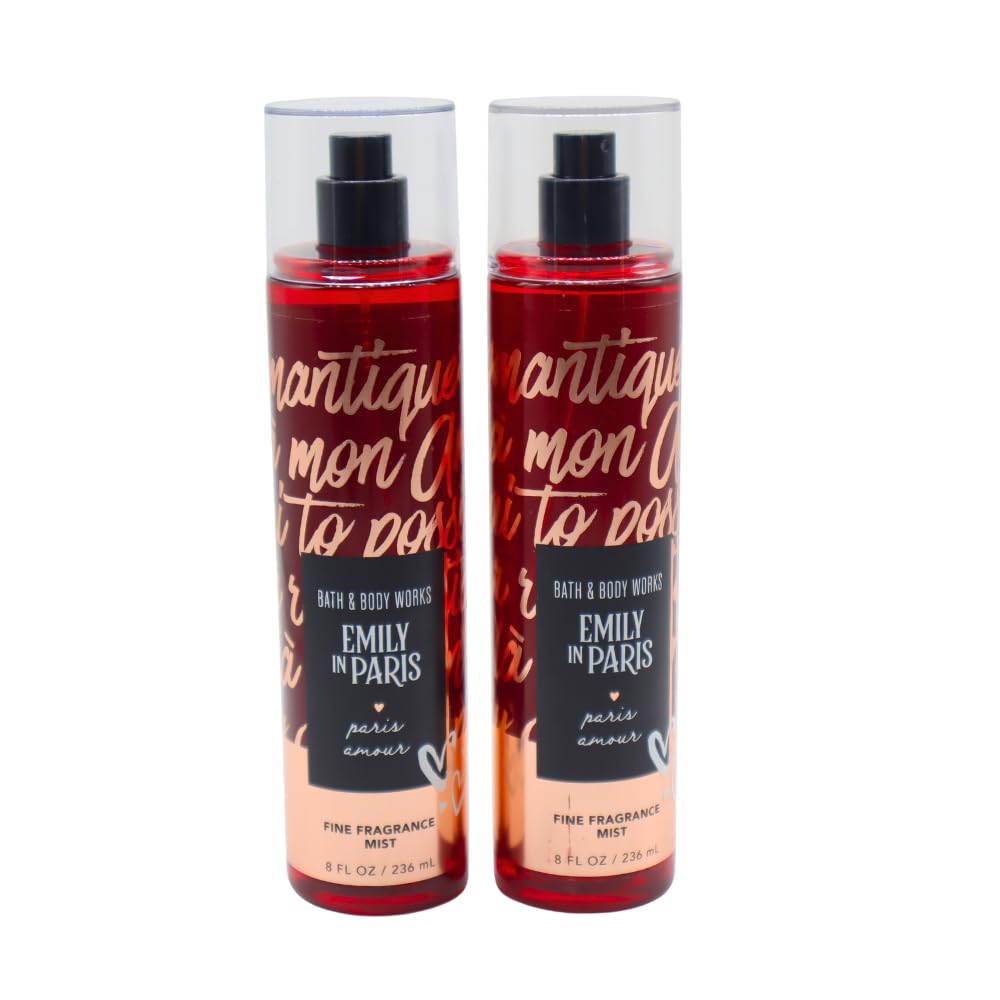 Bath & Body Works Emily in Paris Paris Amour Fine Fragrance Mist 2-Piece Gift Set with Red Bow