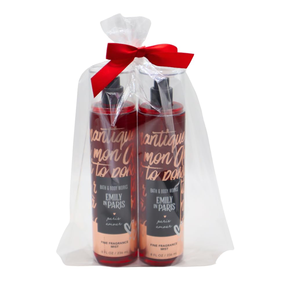 Bath & Body Works Emily in Paris Paris Amour Fine Fragrance Mist 2-Piece Gift Set with Red Bow