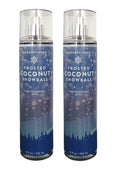 Bath & Body Works Frosted Coconut Snowball Fine Fragrance Body Mist Gift Set – Value Pack (2)
