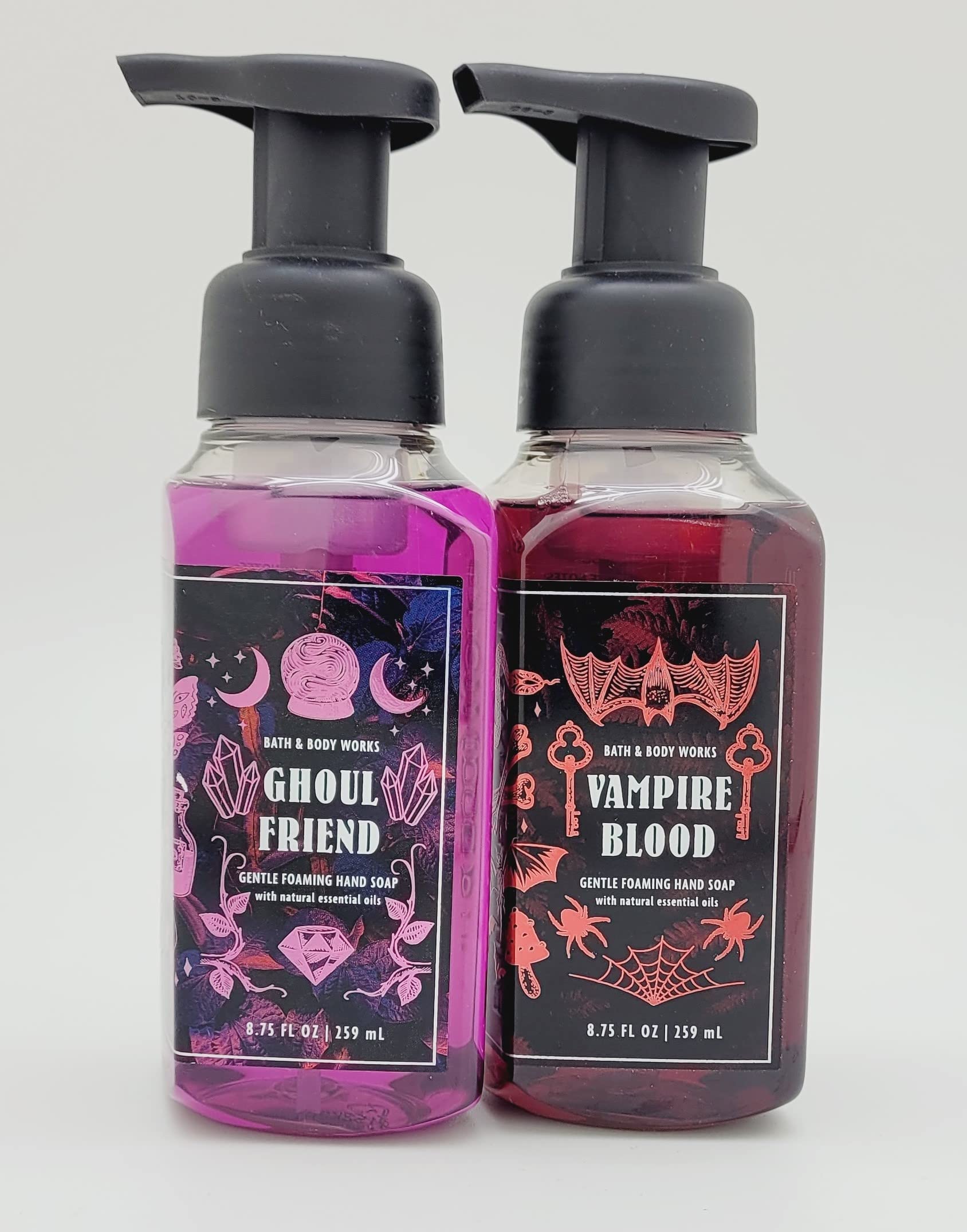 Ghoul Friend & Vampire Blood 2-Pc Hand Soap Bundle | Gentle Foaming, 8.75 fl oz Each