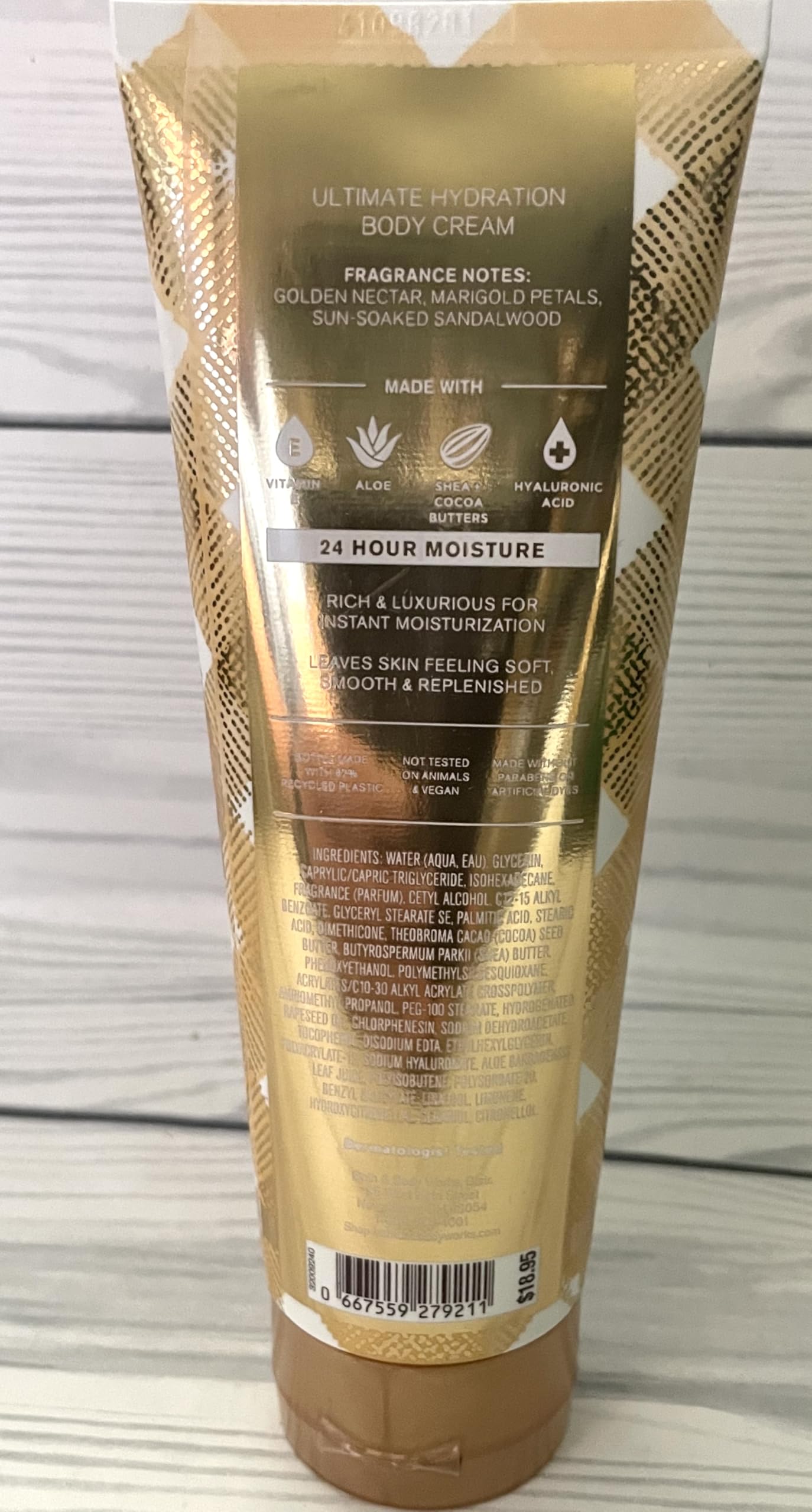 Bath & Body Works Gingham Glow Ultimate Hydration Body Cream – 8 oz, Pack of 2