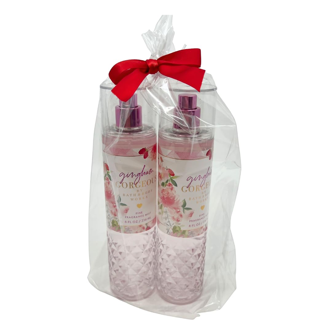 Bath & Body Works Gingham Gorgeous Mist – 8 Fl Oz x 2-Pack (2023 Limited Edition Gift Set)