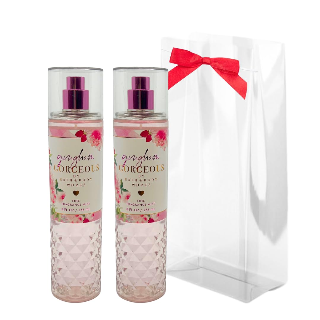 Bath & Body Works Gingham Gorgeous Mist – 8 Fl Oz x 2-Pack (2023 Limited Edition Gift Set)