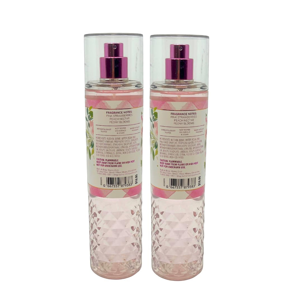 Bath & Body Works Gingham Gorgeous Mist – 8 Fl Oz x 2-Pack (2023 Limited Edition Gift Set)