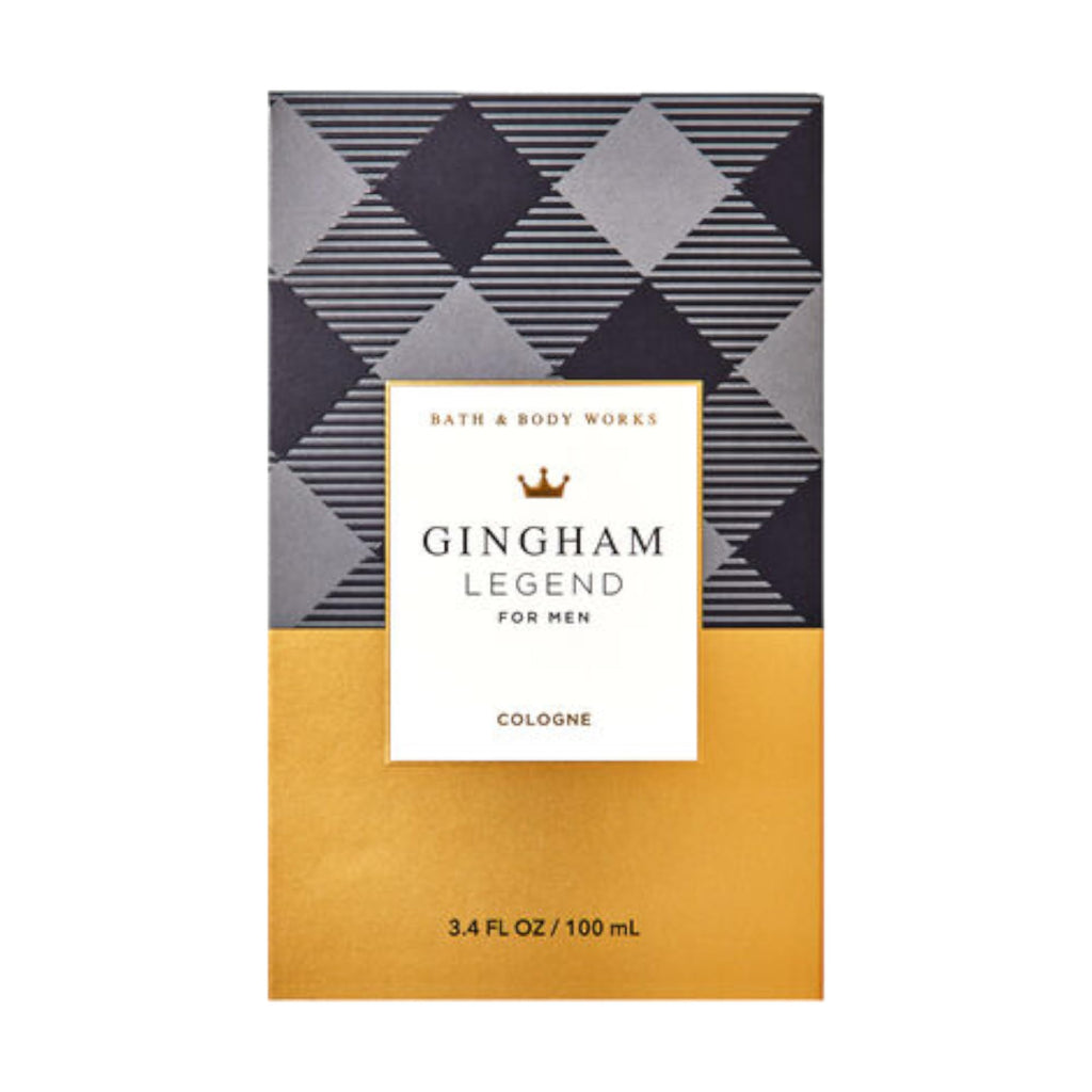 Bath & Body Works Gingham Legend Men’s Cologne – 3.4 oz Long-Lasting Fragrance