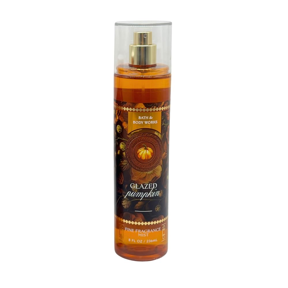 Bath & Body Works Glazed Pumpkin 2-Piece Gift Set – Body Wash & Fine Fragrance Mist | 2025 Fall Scents Collection