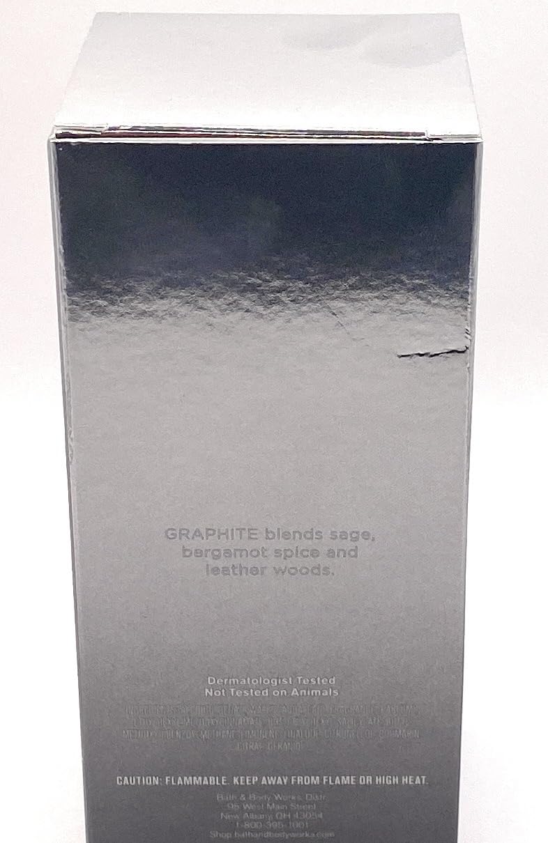 Bath & Body Works Graphite Men's Fragrance Cologne Spray 3.4 oz – 2019 Edition