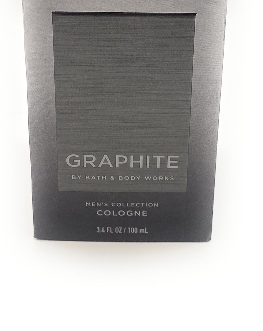 Bath & Body Works Graphite Men's Fragrance Cologne Spray 3.4 oz – 2019 Edition