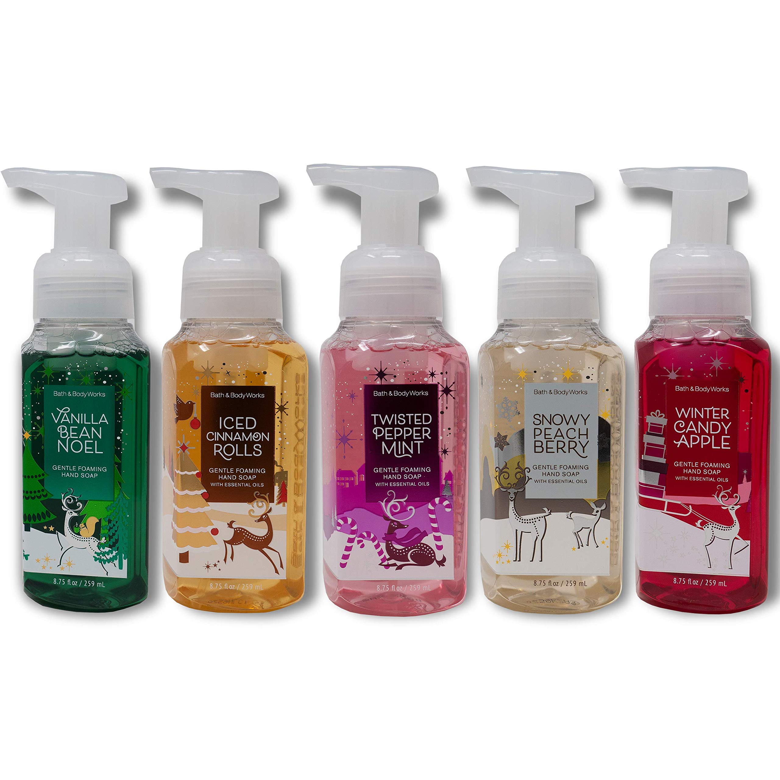 Bath & Body Works Holiday Traditions Gentle Foaming Hand Soap – Set of 5