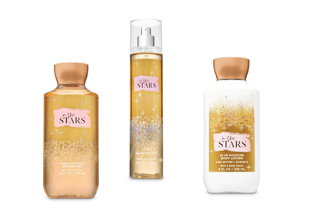 Bath & Body Works In The Stars Daily Trio Gift Set: Shower Gel, Lotion & Fine Fragrance Mist