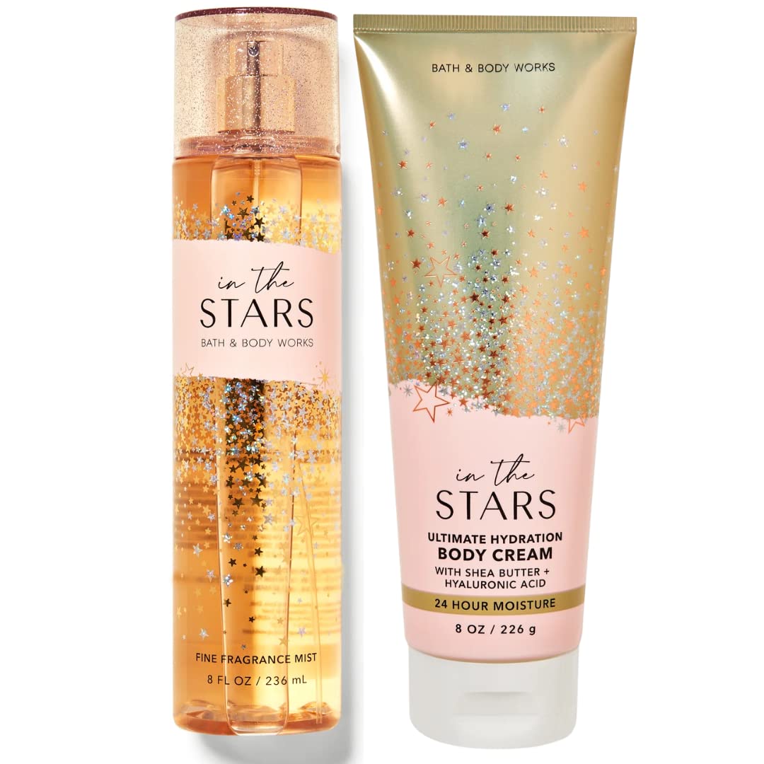 Bath & Body Works In the Stars 2 pc Bundle: Fragrance Mist + Body Cream