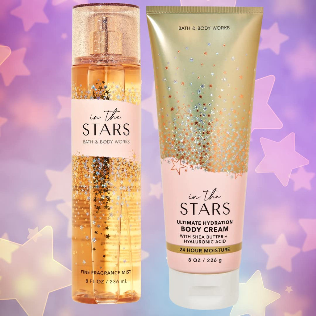 Bath & Body Works In the Stars 2 pc Bundle: Fragrance Mist + Body Cream