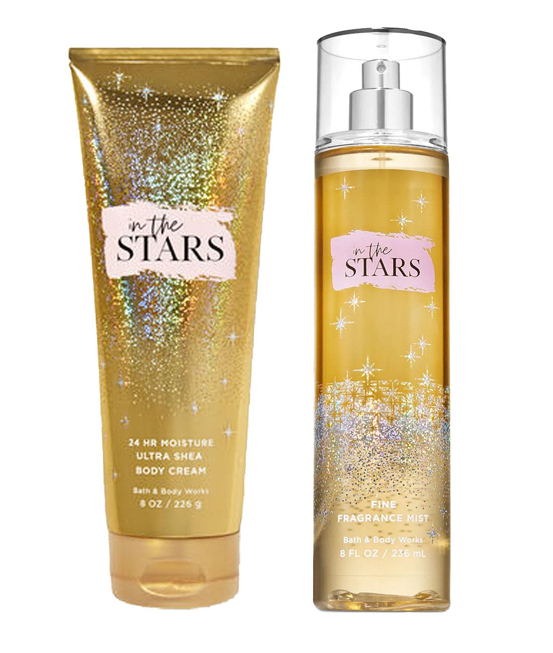 Bath & Body Works In The Stars Ultra She Body Cream & Fine Fragrance Mist Set – Packaging Variations