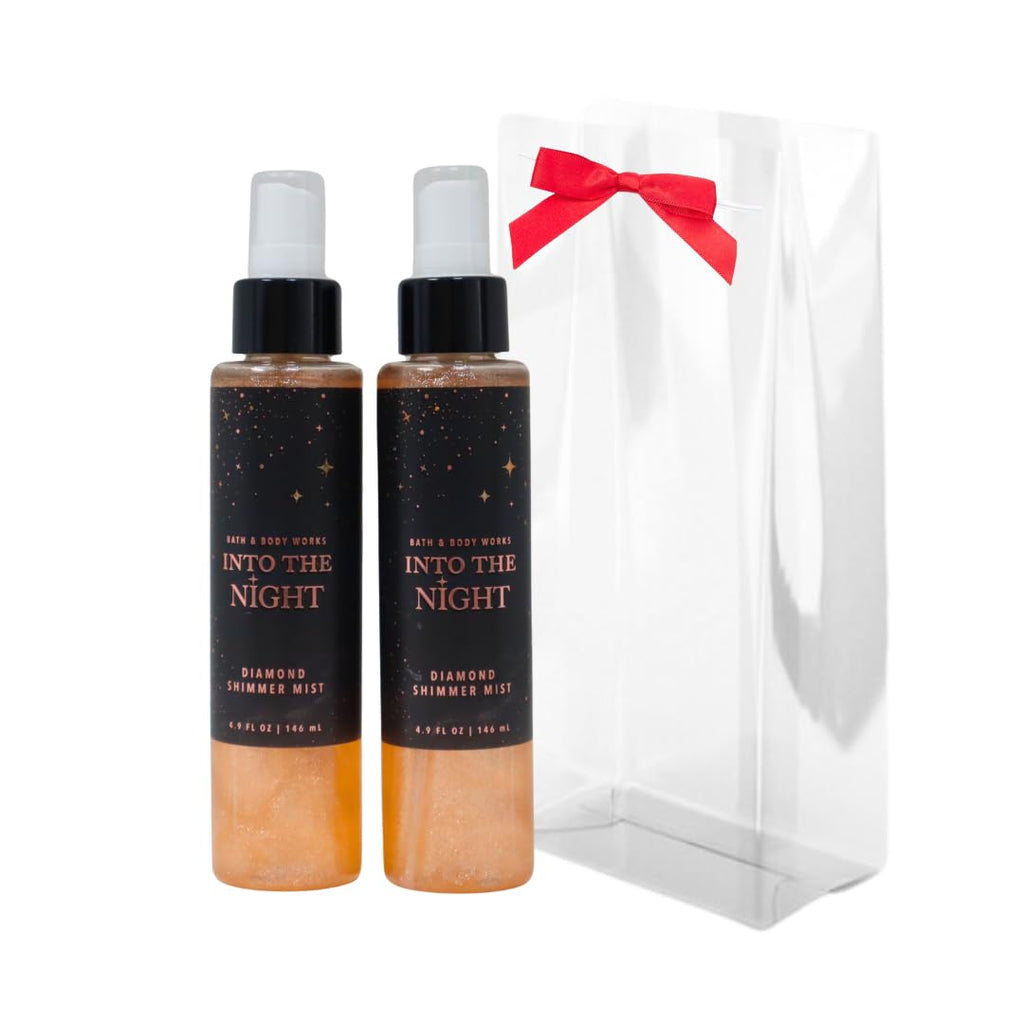 Bath & Body Works Into the Night Shimmer Mist 8 oz – 2-Piece Gift Set (2023 Limited Edition)